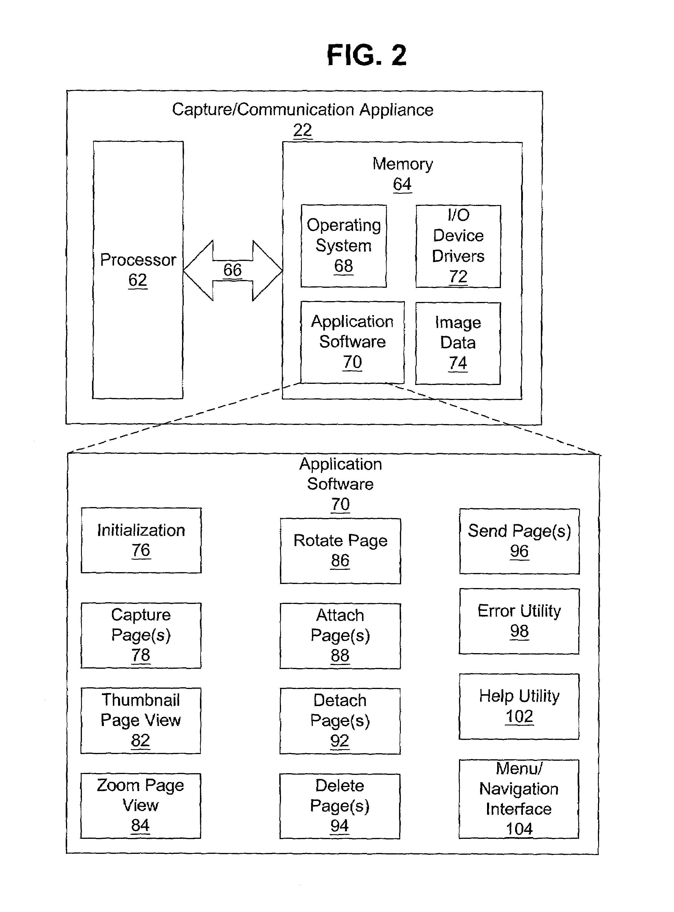 Appliance and method for menu navigation