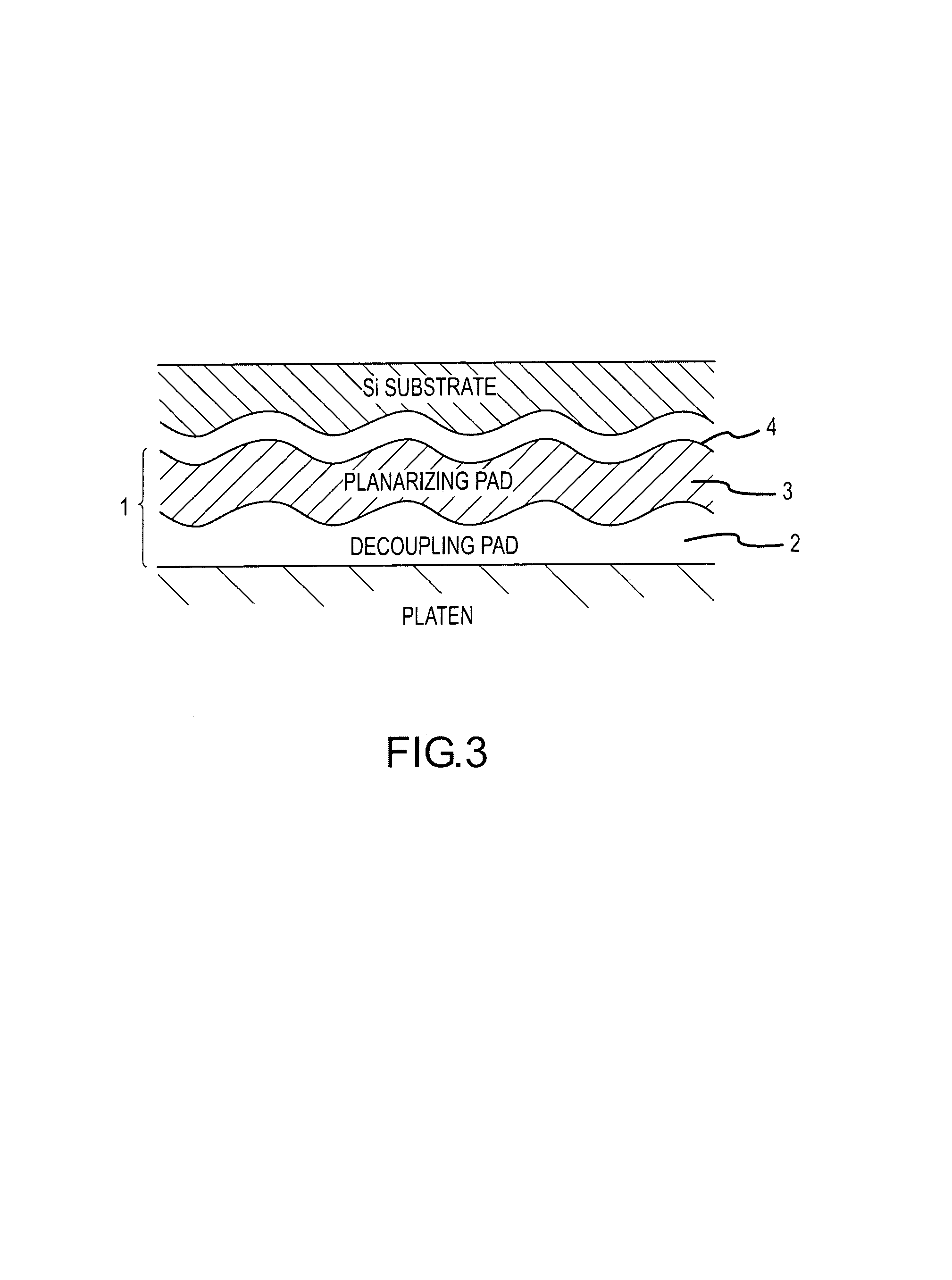 Stacked polyurethane polishing pad and method of producing the same