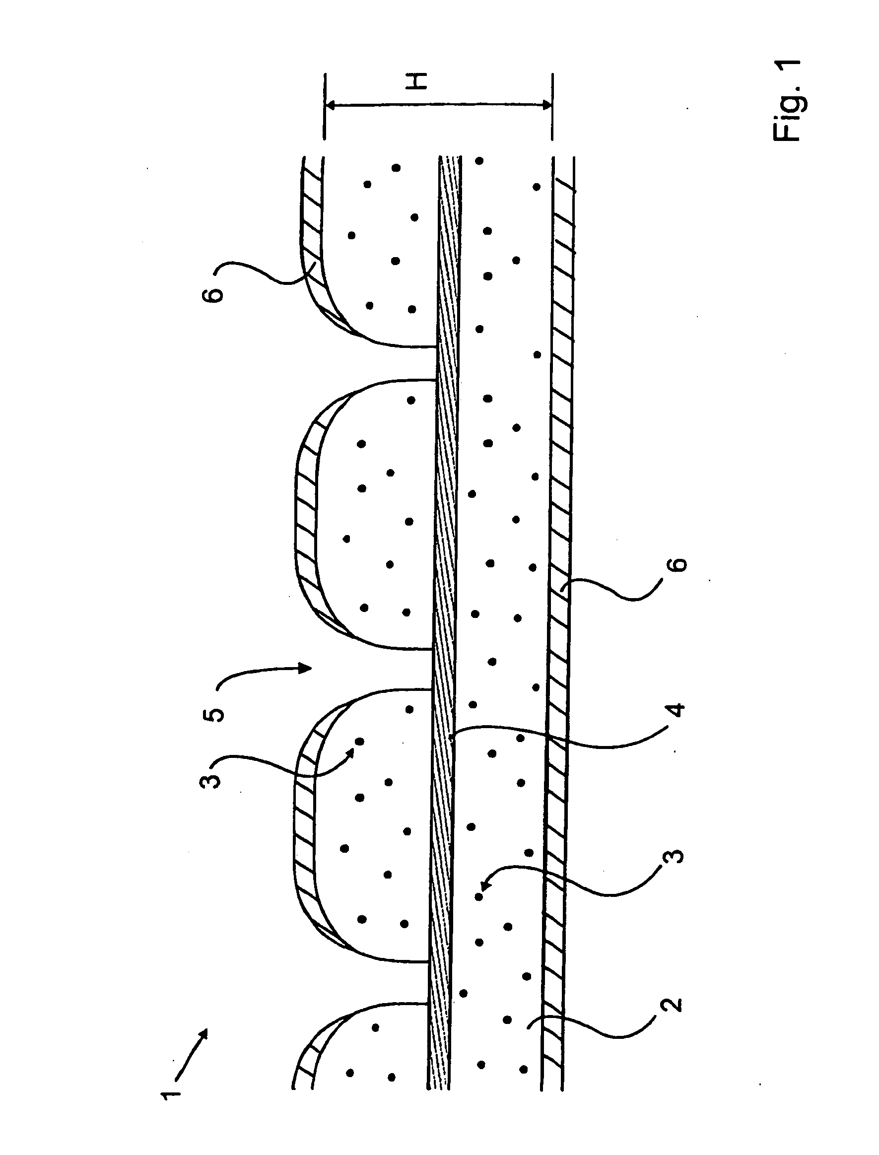 Biologically active device and method for its production