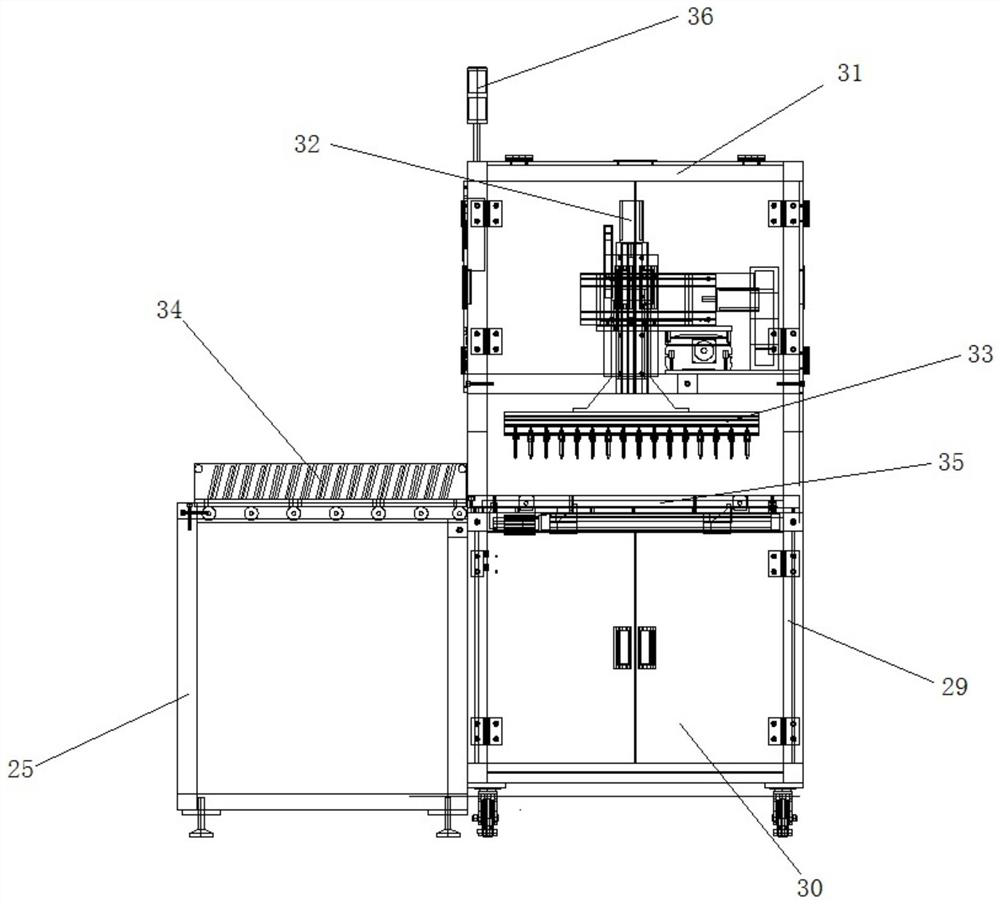 Washing automatic pendulum machine