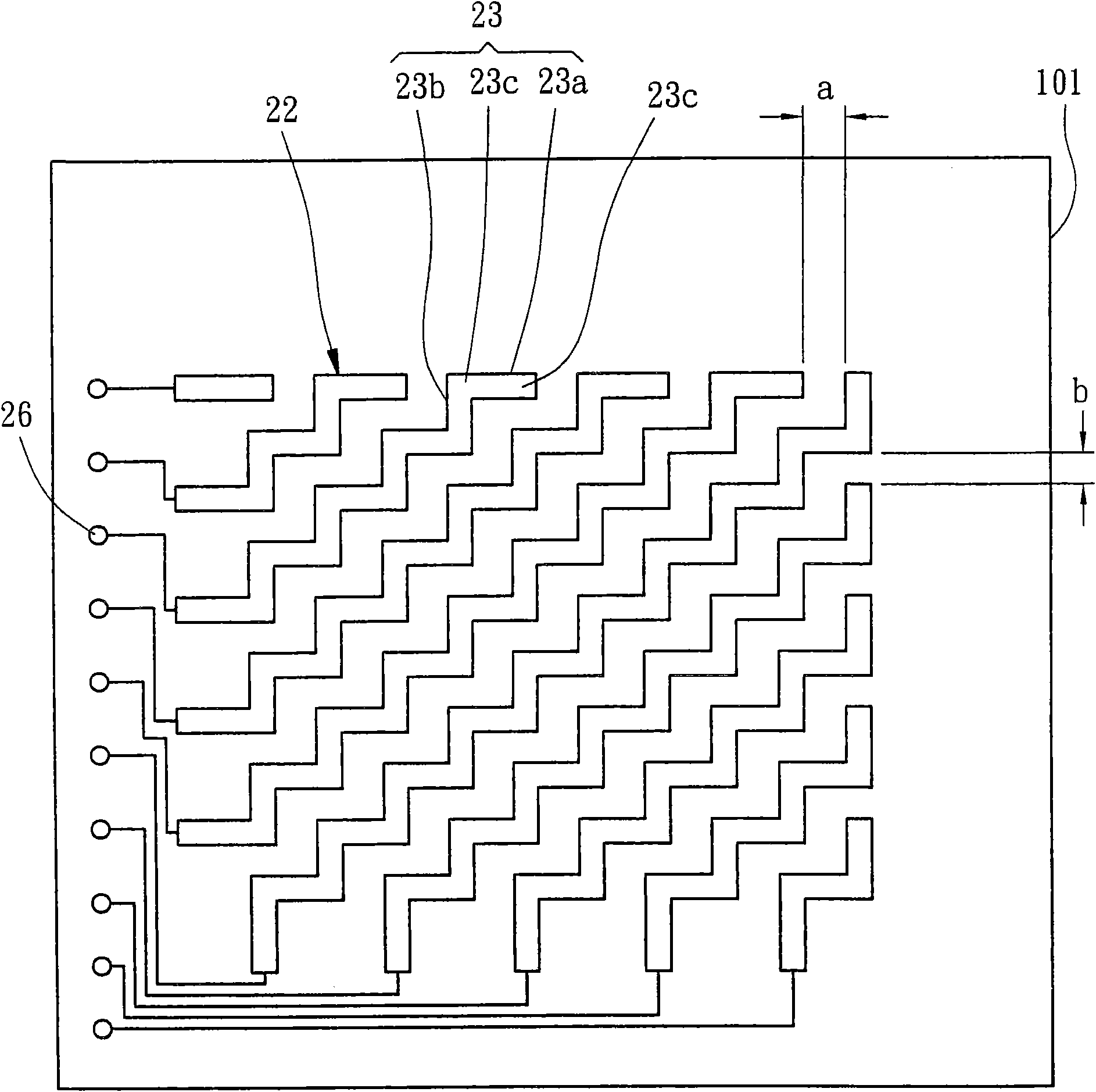 Touch control signal transmitting circuit for touching and controlling display