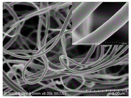 Low-density SiC nanofibers and preparation method thereof