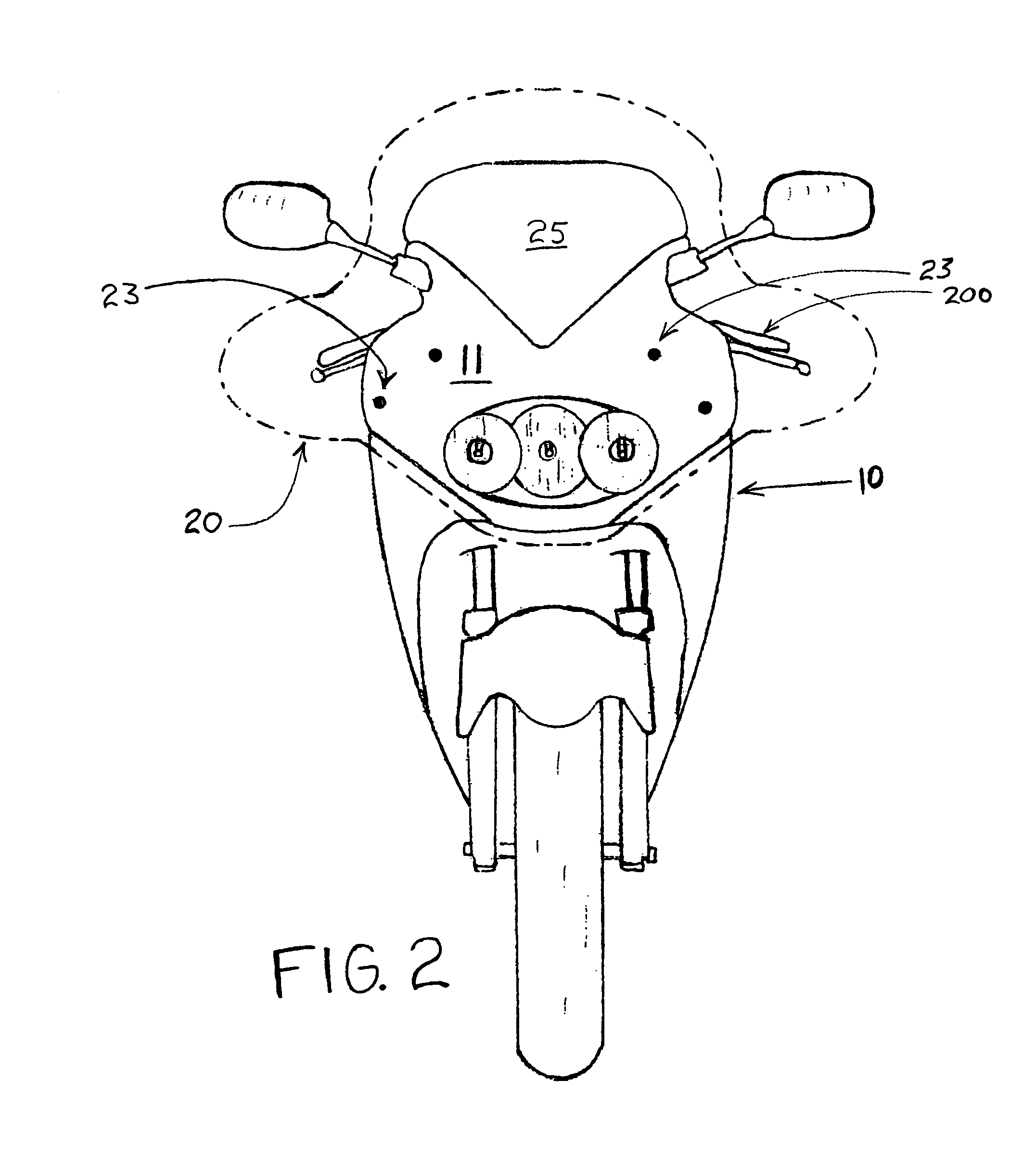 Sport bike motorcycle fairing accessory