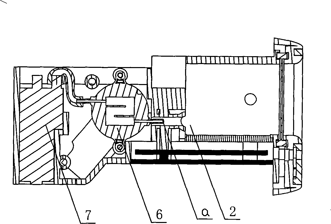 Fully automatic piston type fingerprint sweat collecting chamber