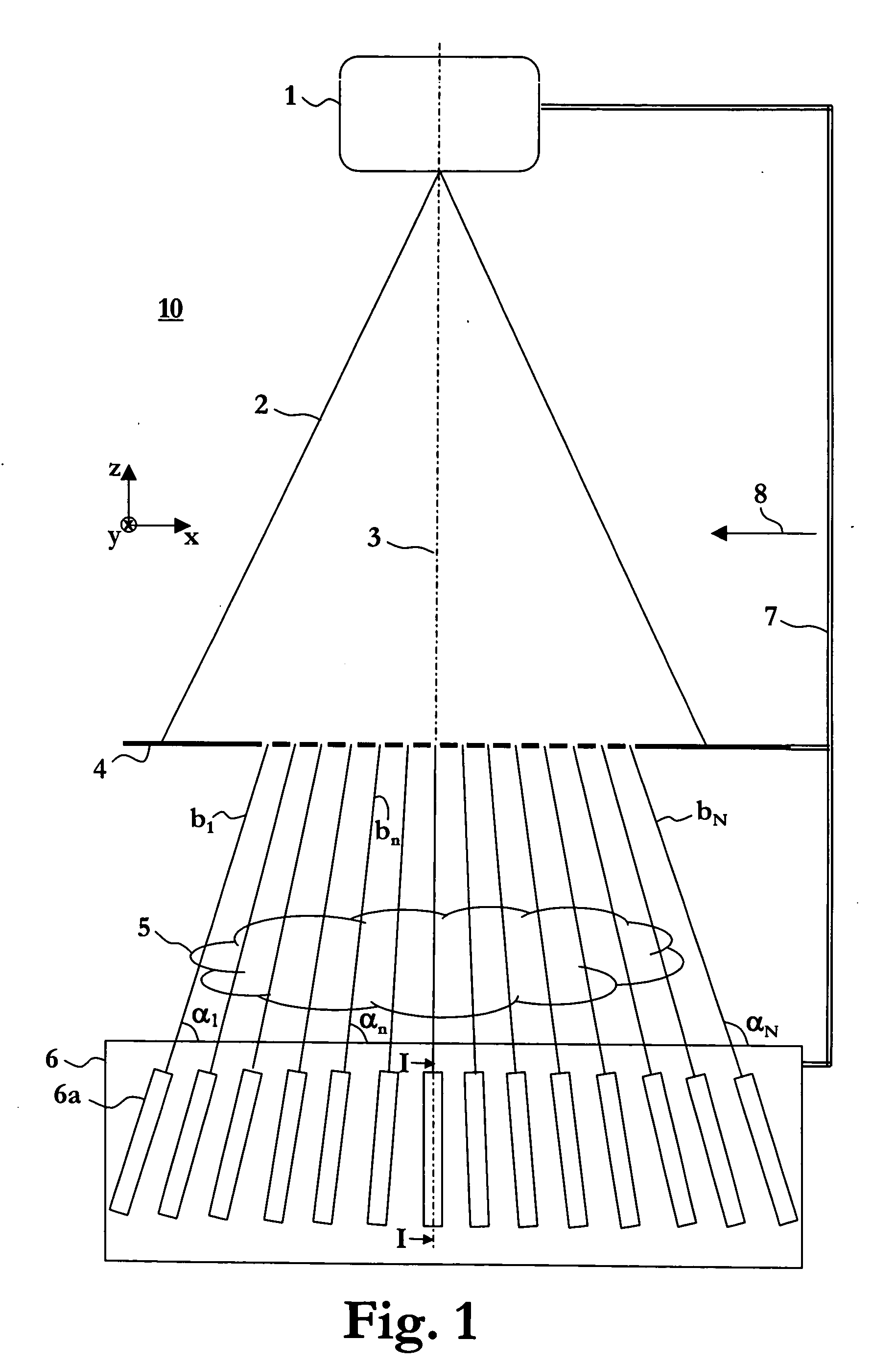 Arrangement and method for obtaining tomosynthesis data