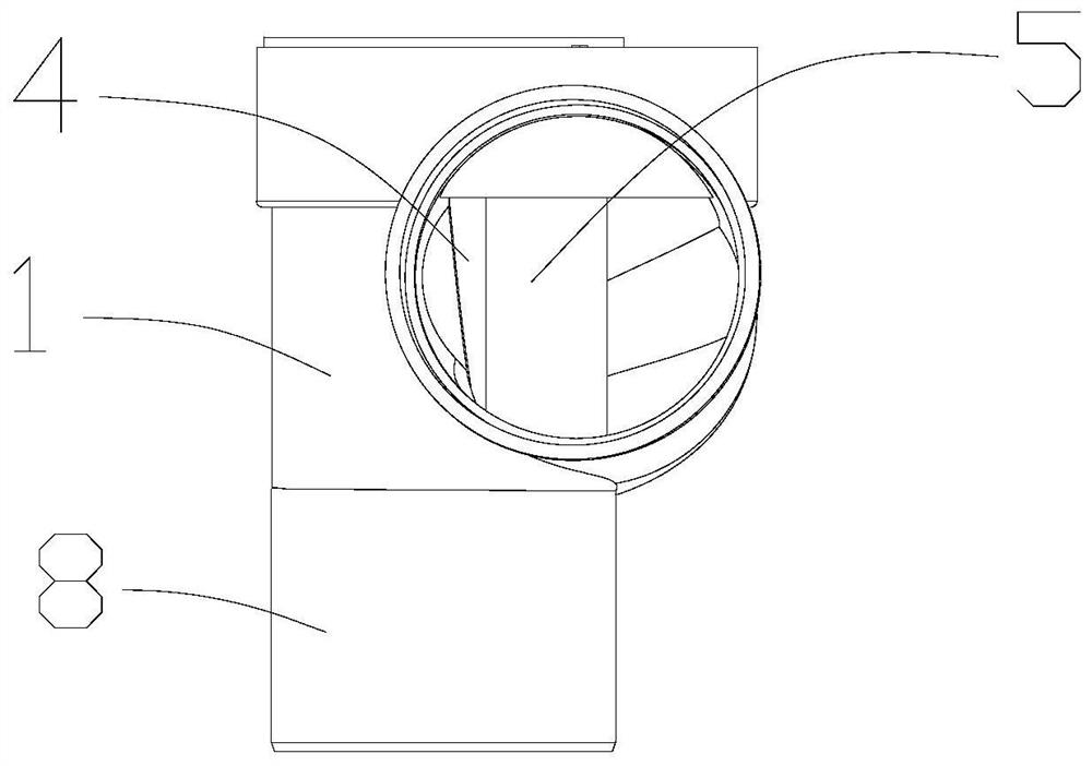 Special rotational flow assembly for building drainage