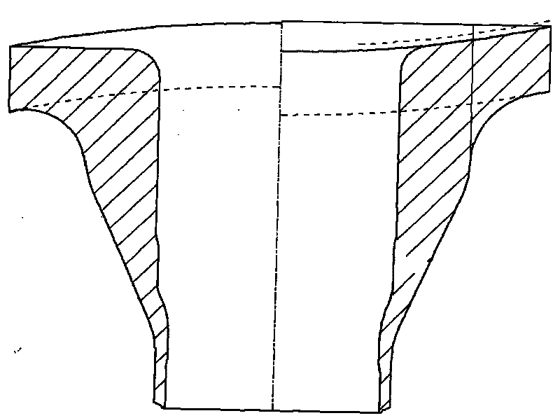 Forging method of water supply connecting tube and secondary side manhole