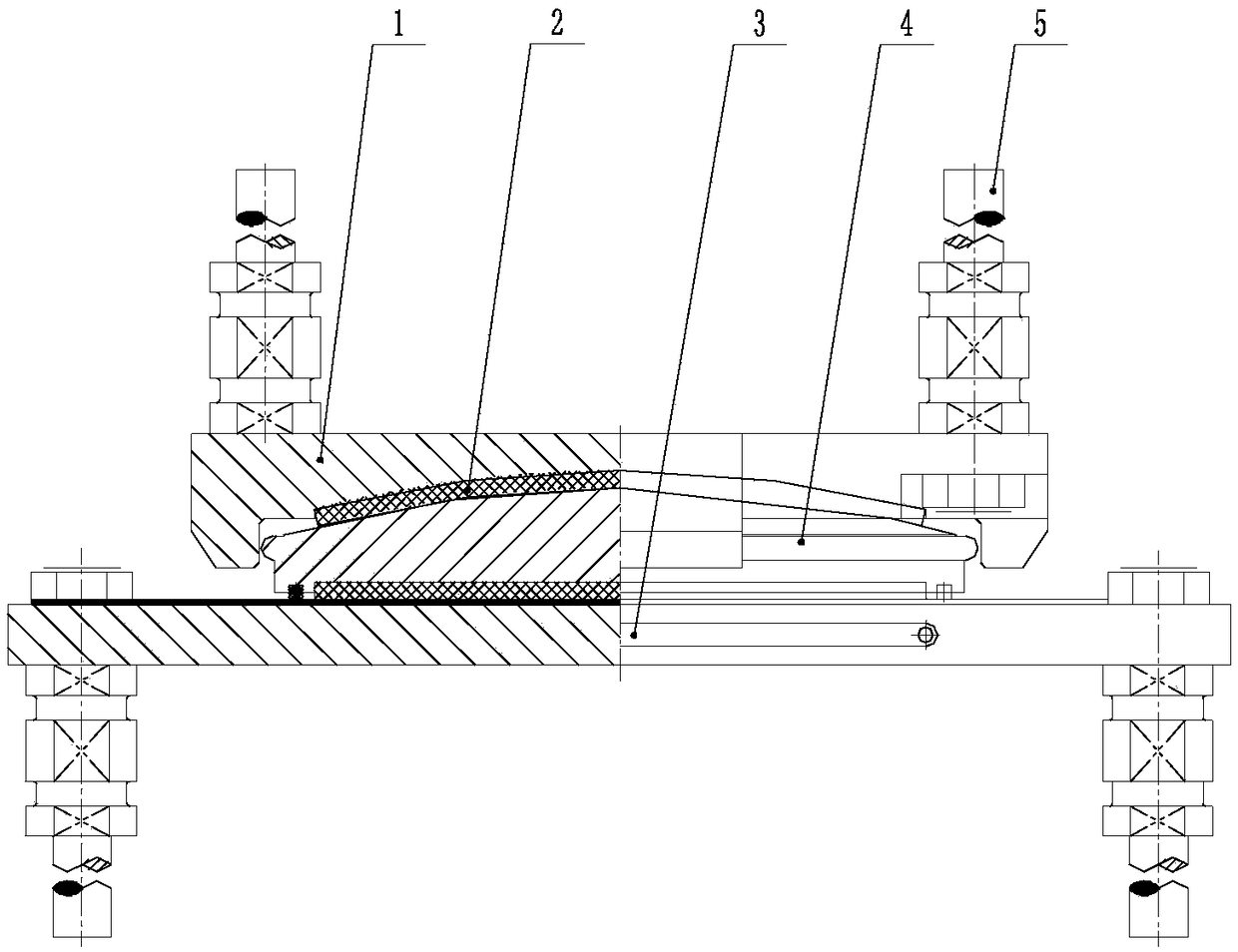 Slope self-adaptive spherical support