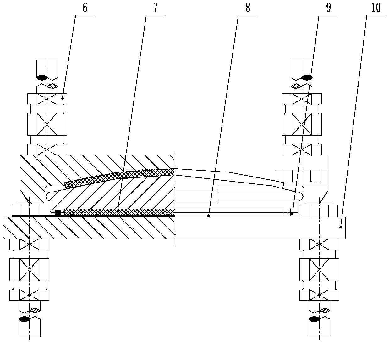 Slope self-adaptive spherical support