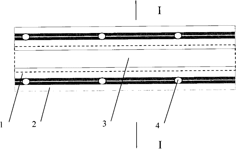 Supporting method of side template at later casting zone of floor part