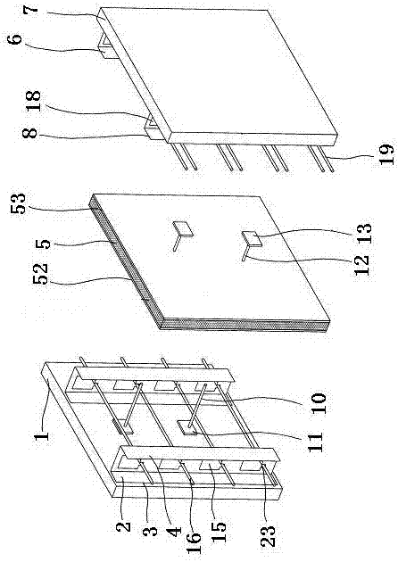 Framework for in-situ casting, preparation method and wall body made of framework
