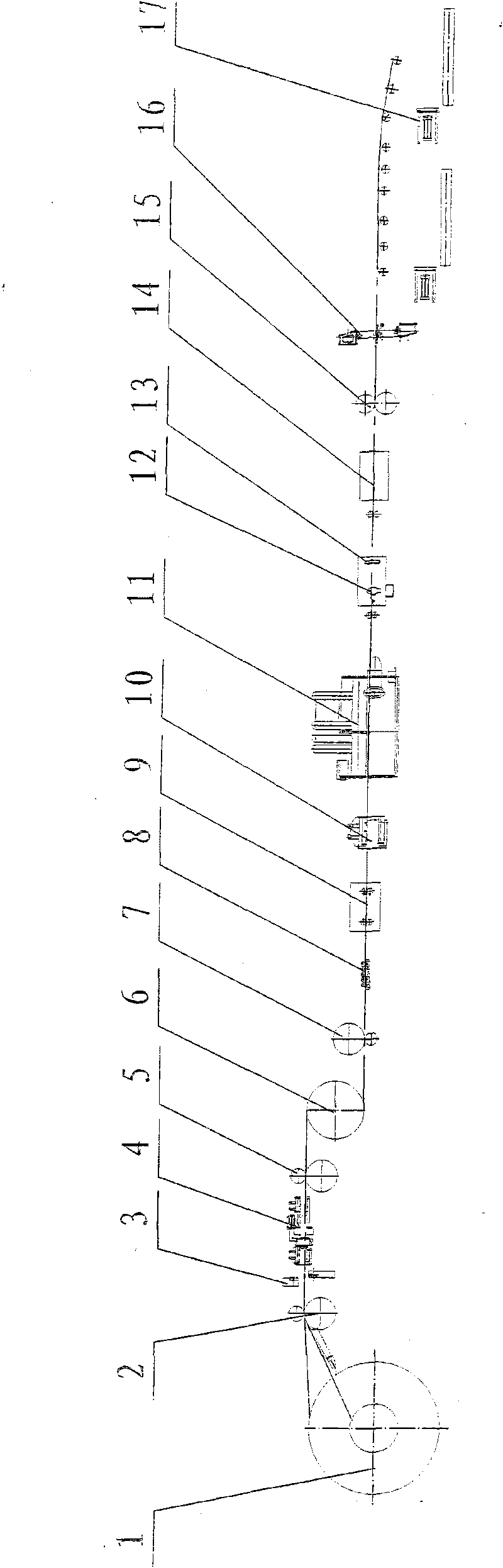 Method for continuously and thermally galvanizing pipe