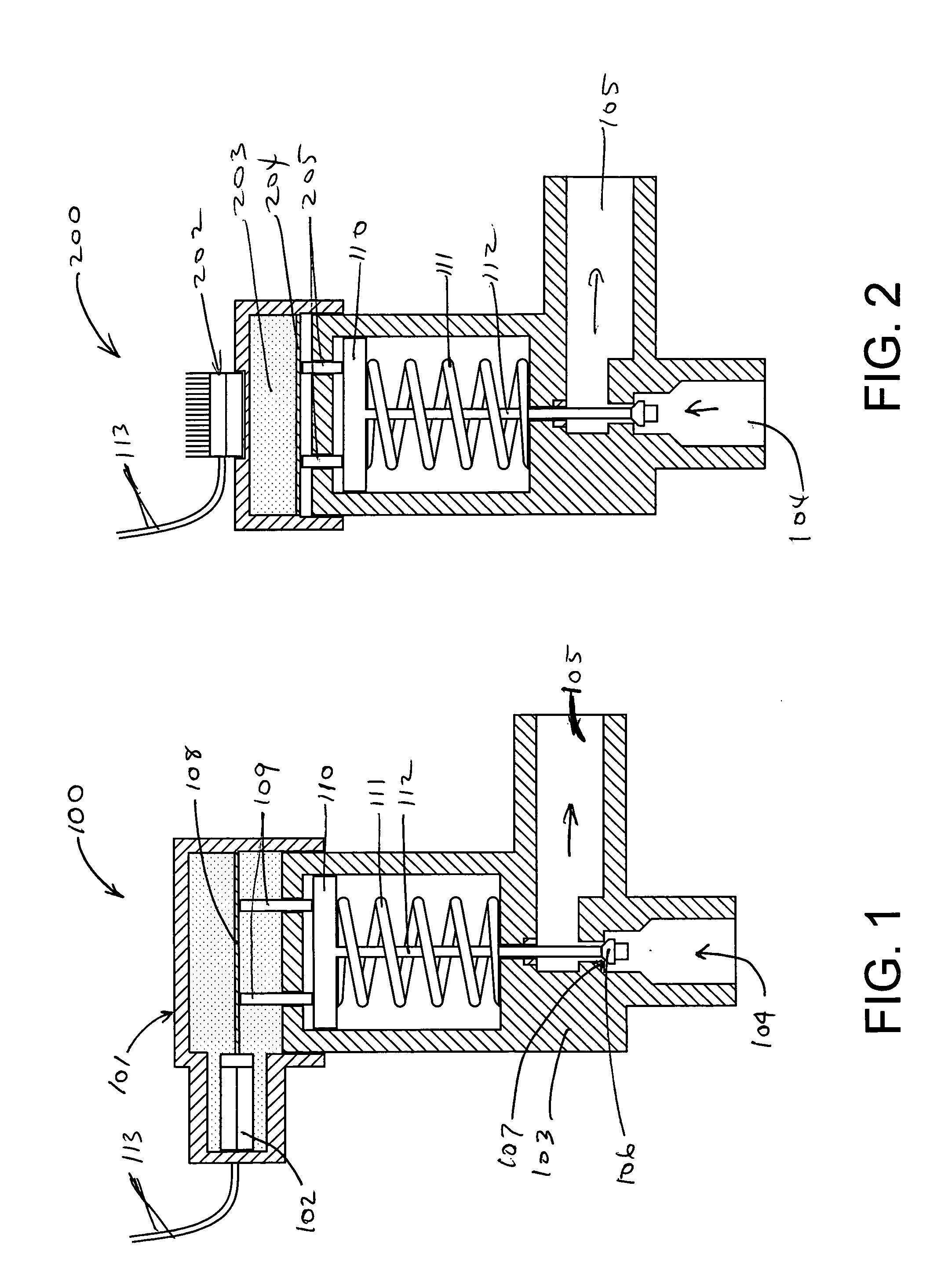 Valves having a thermostatic actuator controlled by a peltier device