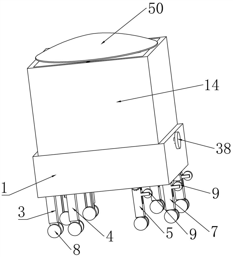 Intelligent display robot for bank financial management and investment