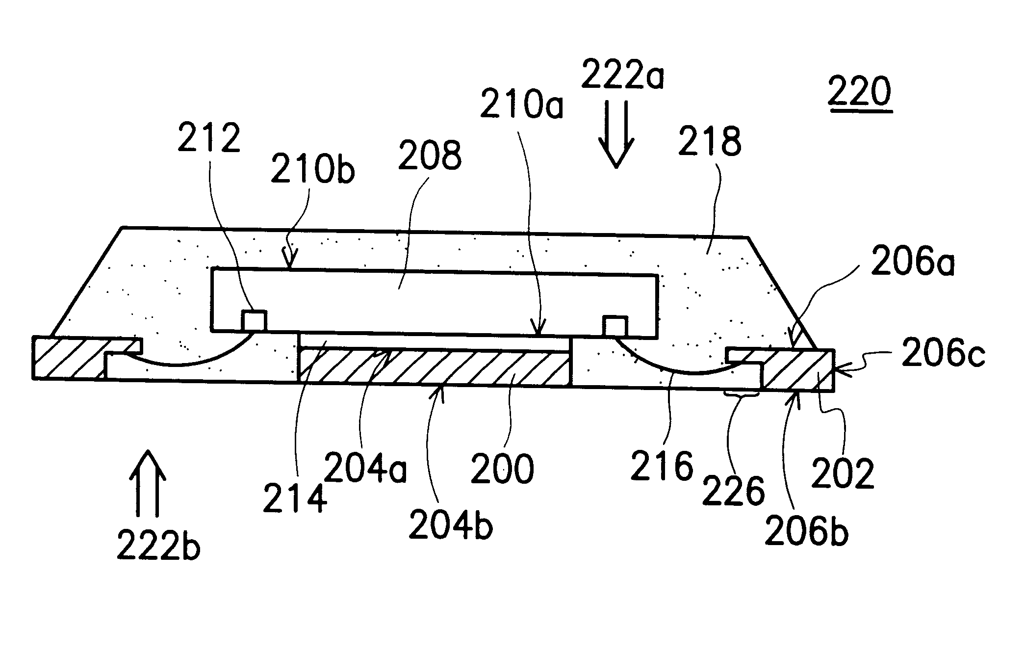 Thermally enhanced quad flat non-lead package of semiconductor