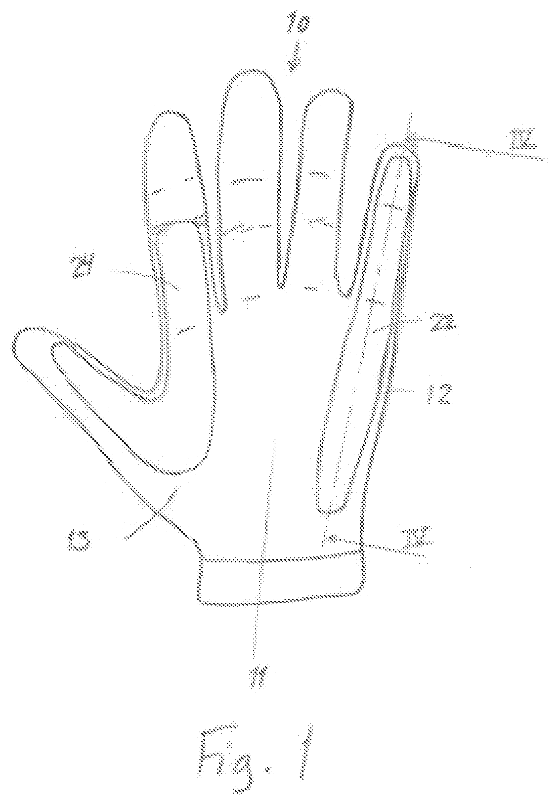 Support for use with a glove