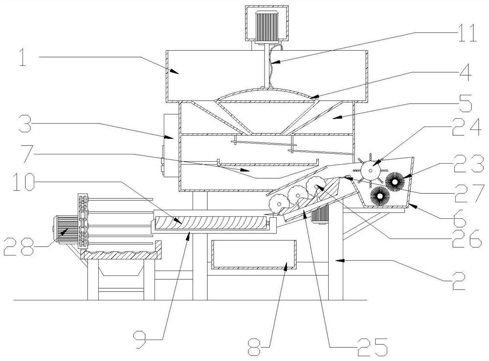 A wooden bead grinder with automatic grinding, cleaning and drying functions