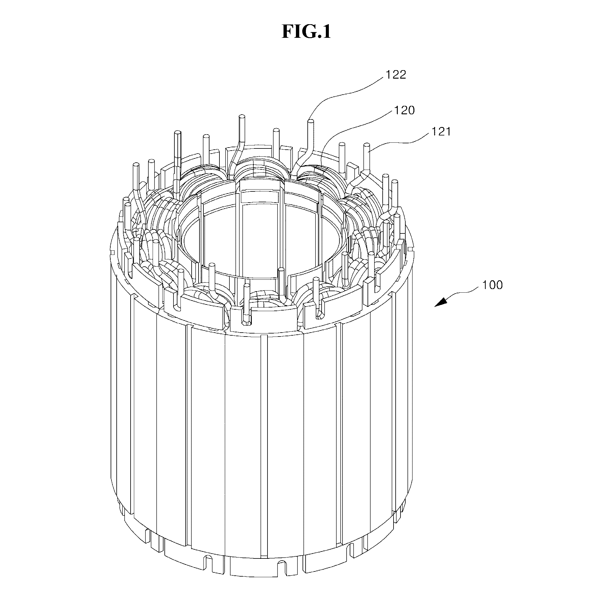 Guide Member for Motor and Stator and Motor Including the Same