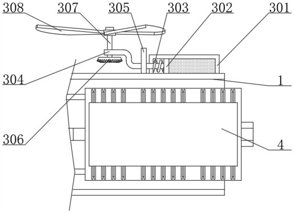 Servo motor with heat dissipation function