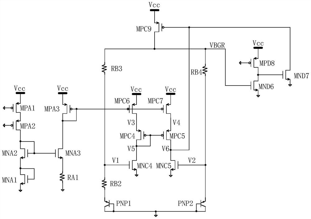 Band-gap reference circuit and chip