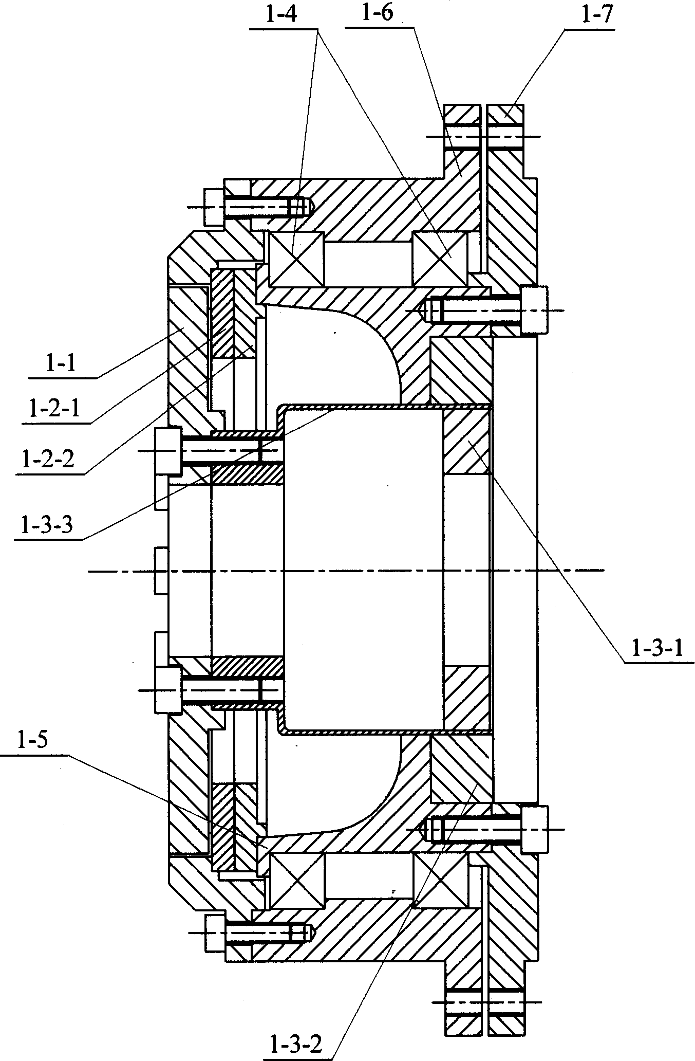 Modularized joint of space manipulator