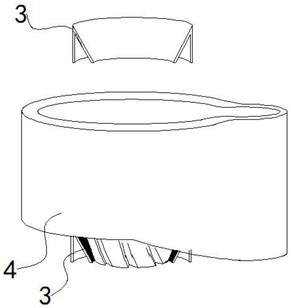 A device for collecting loose particles of crops