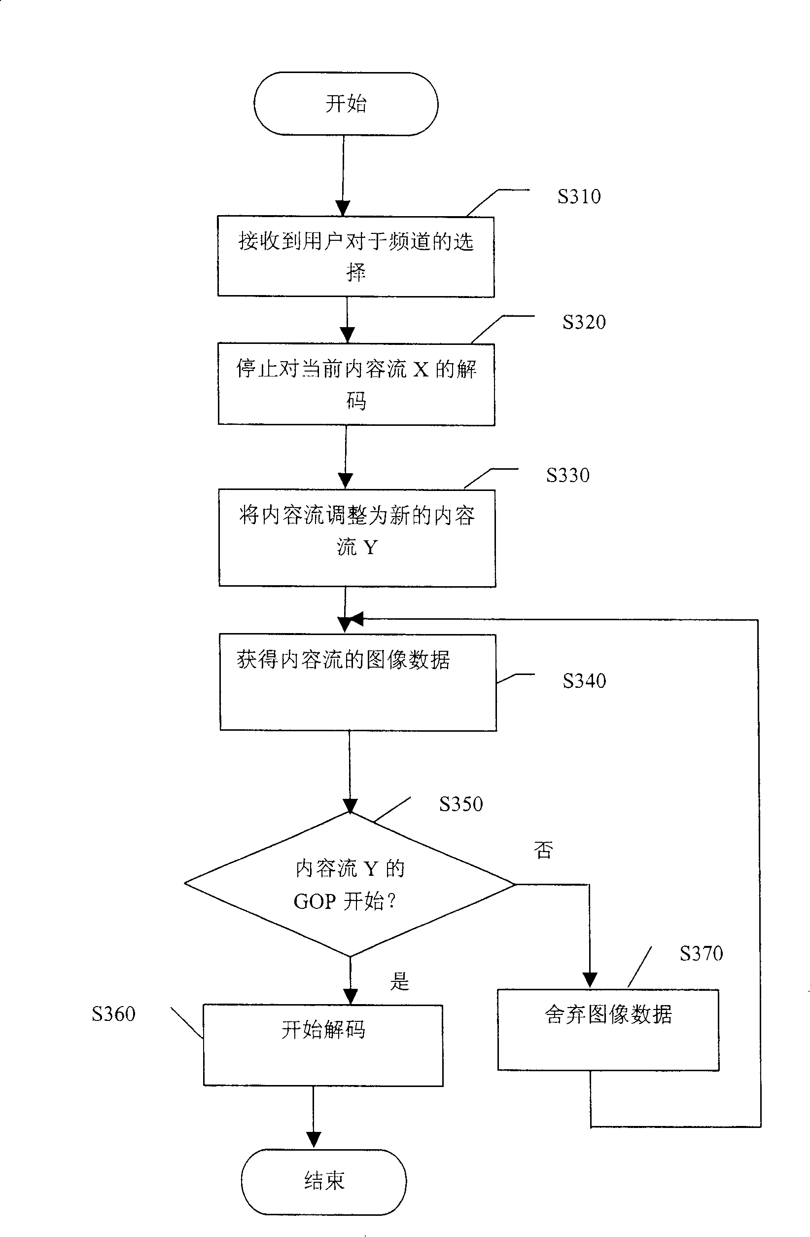 Method and equipment for processing video stream in digital video broadcast system