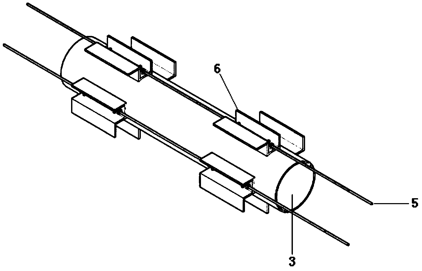 Cable fixing device and system