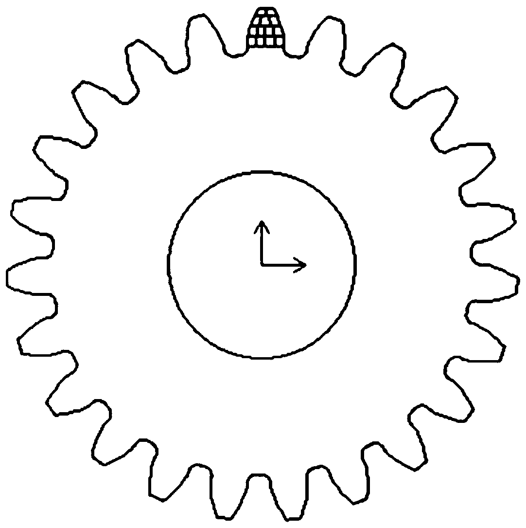 Gear broken tooth laser cladding welding process optimization method based on ansys