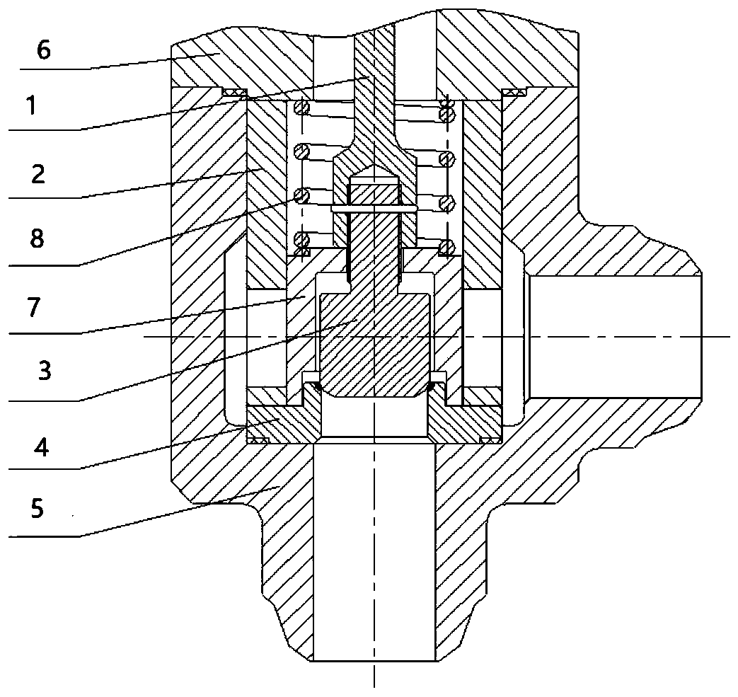Split type self-protection sealing surface structure of regulating valve