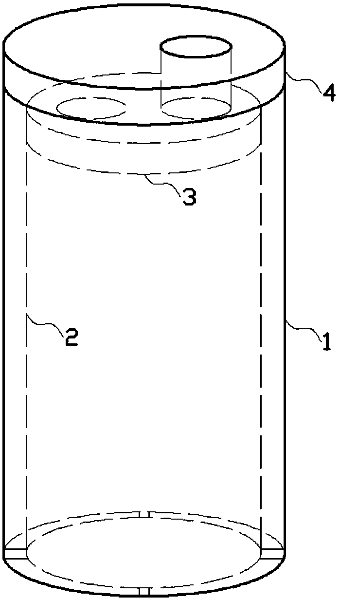 Anti-scald automatic cooling water cup device