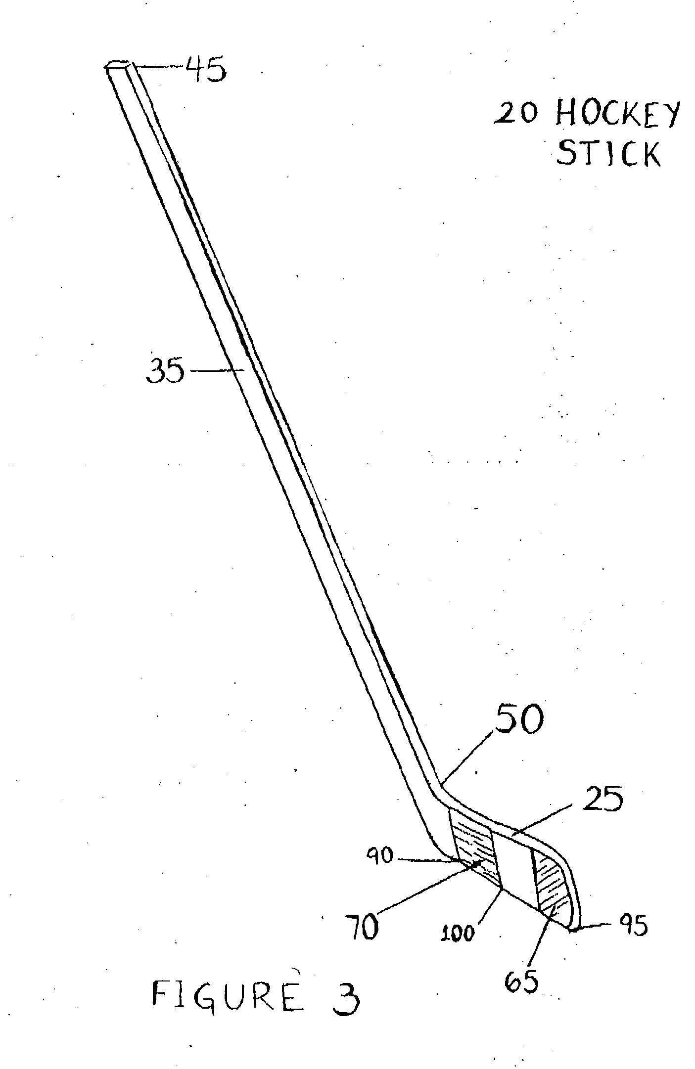 Method and apparatus for hockey stick handling training