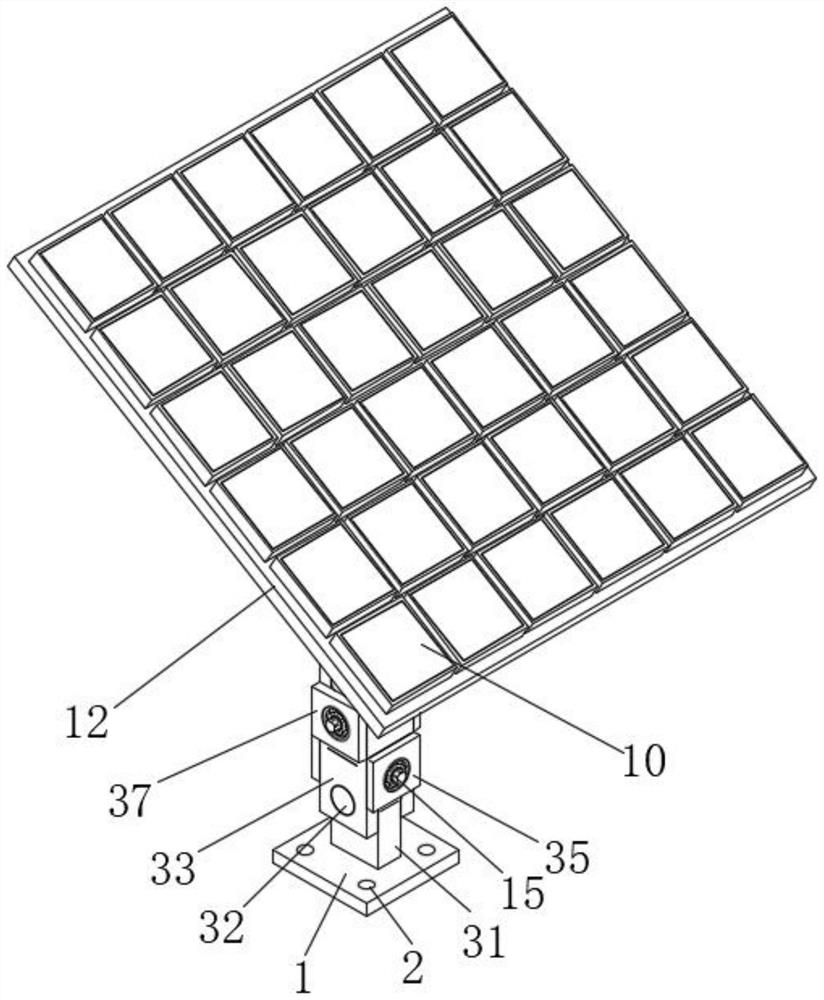 Concentrating photovoltaic power generation matrix and system convenient to install