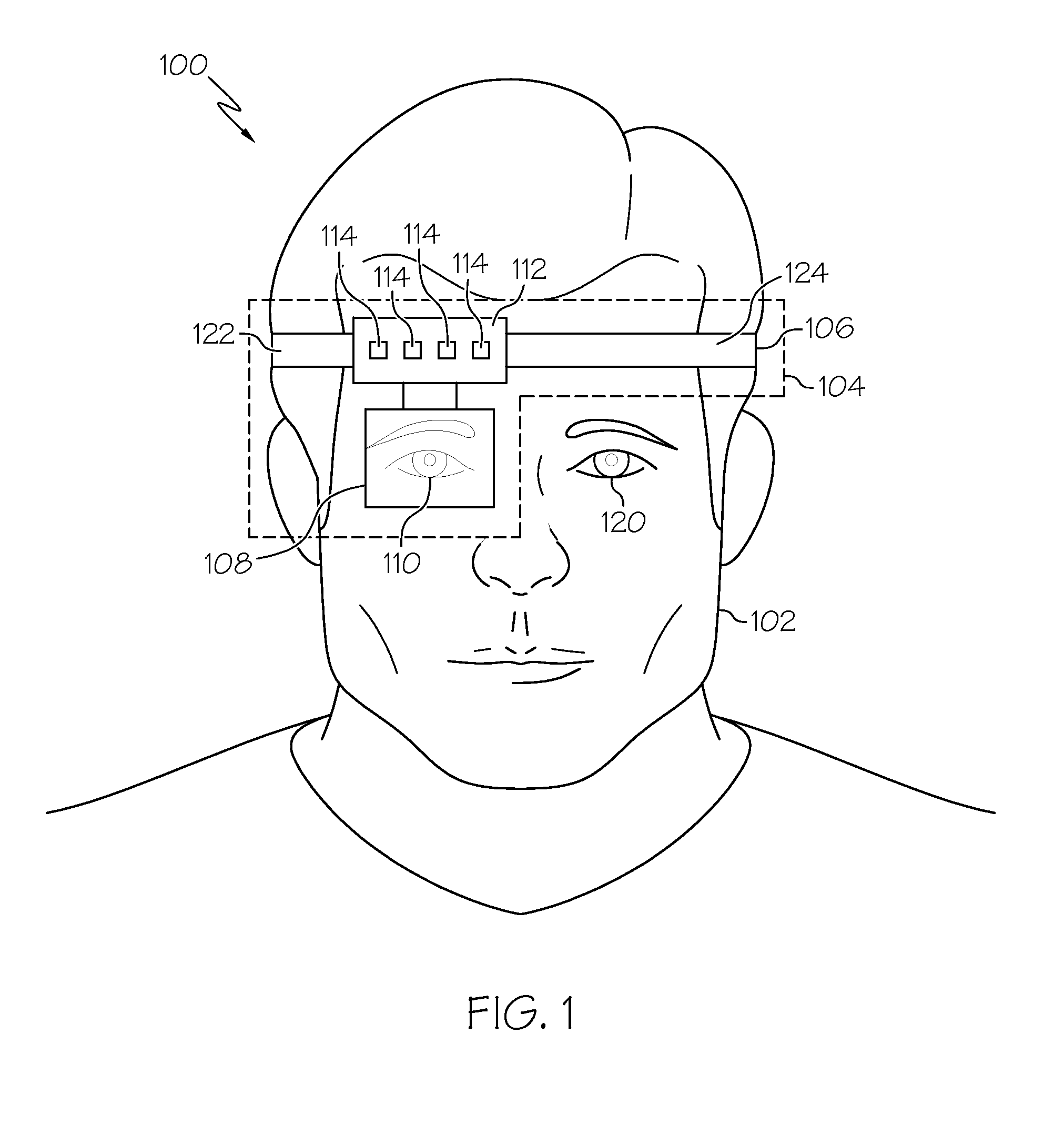 Near-to-eye tracking for adaptive operation
