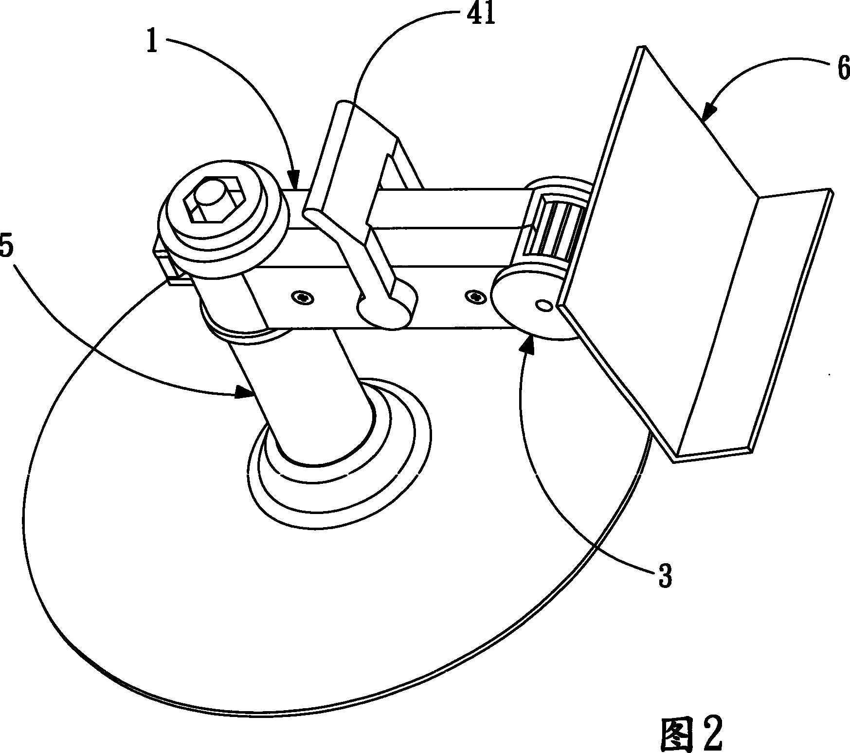 Electronic device fixed rack structure