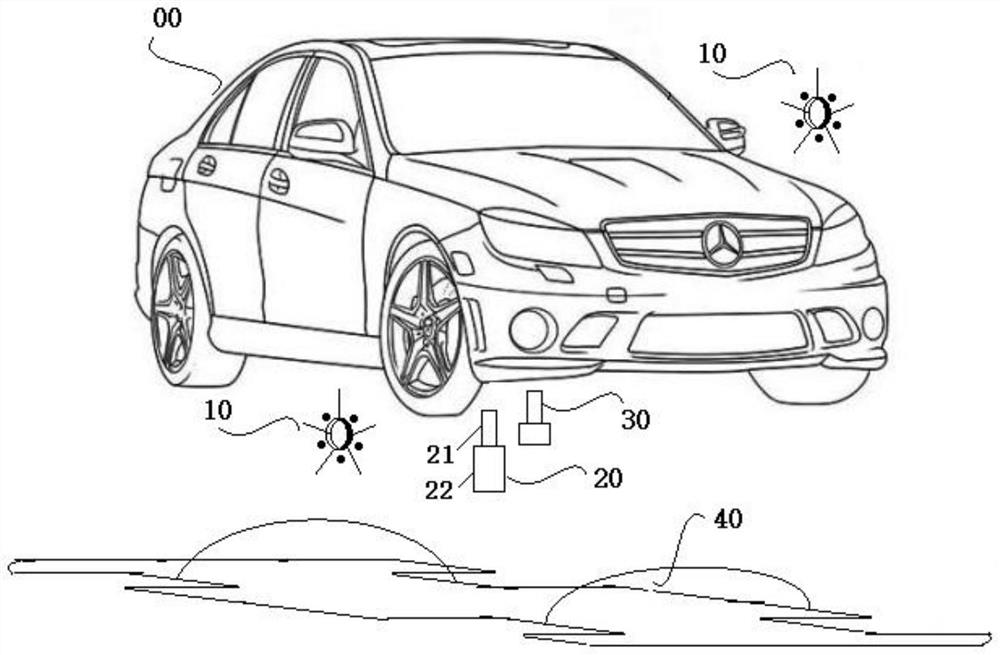 Wading device capable of enabling sedan to safely and quickly run in water