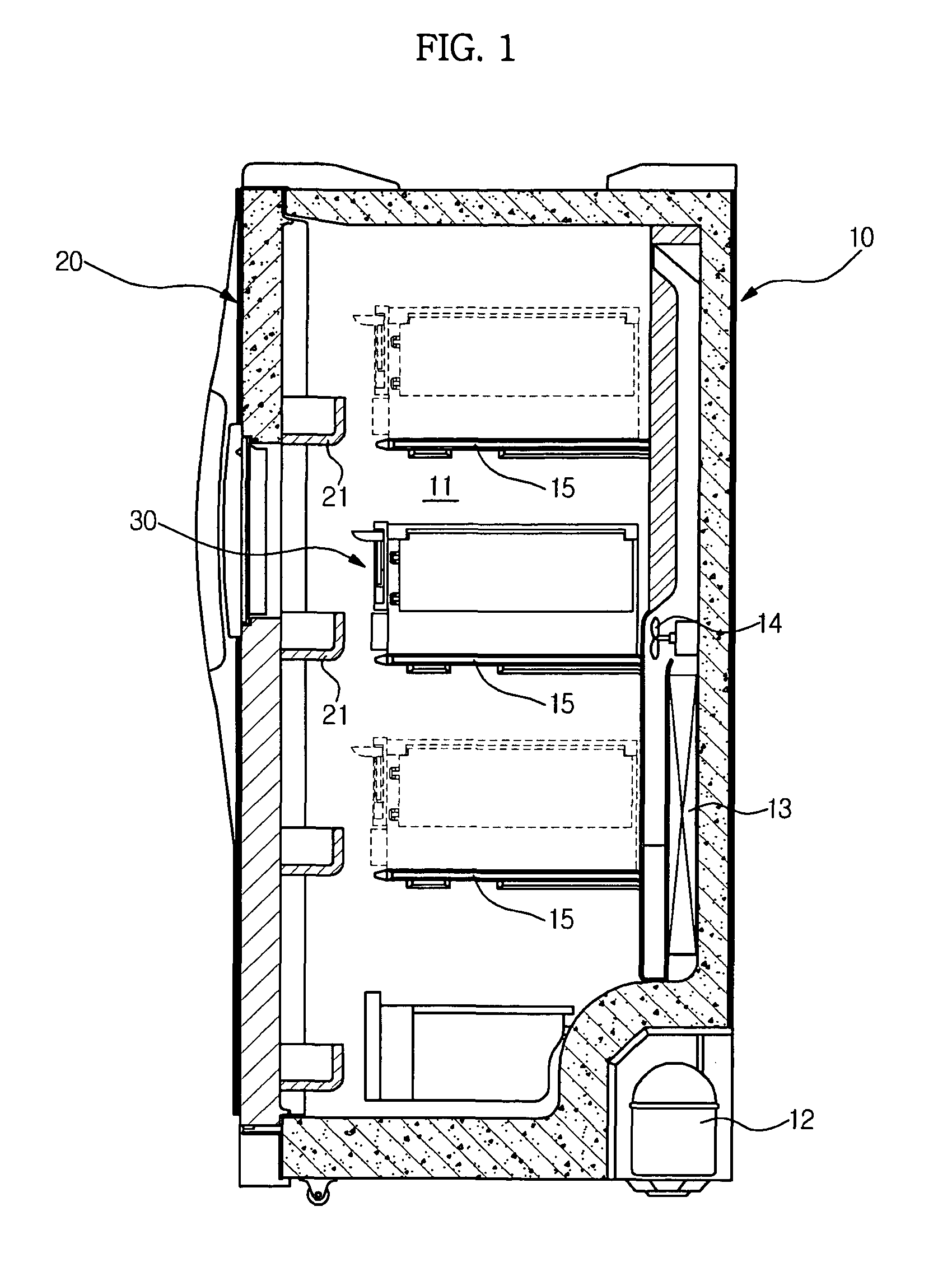 Ice making unit and refrigerator having the same