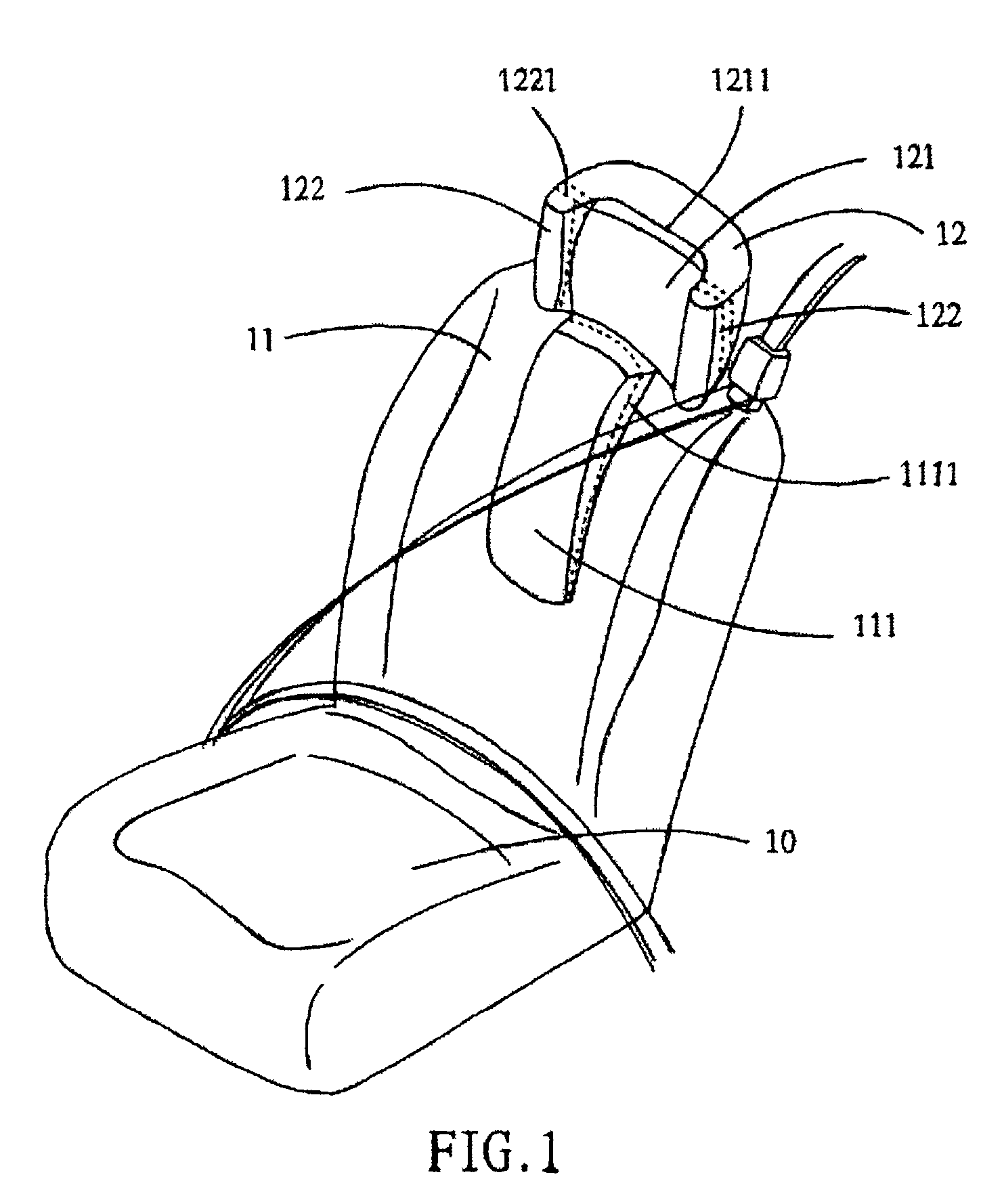 Inflatable head restraint