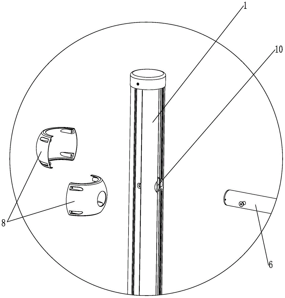 Multifunctional streetlamp pole