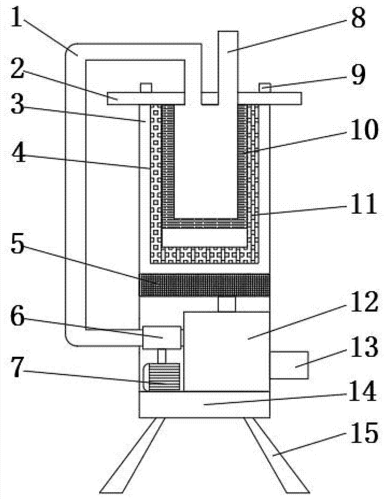 Self-made filtering machine