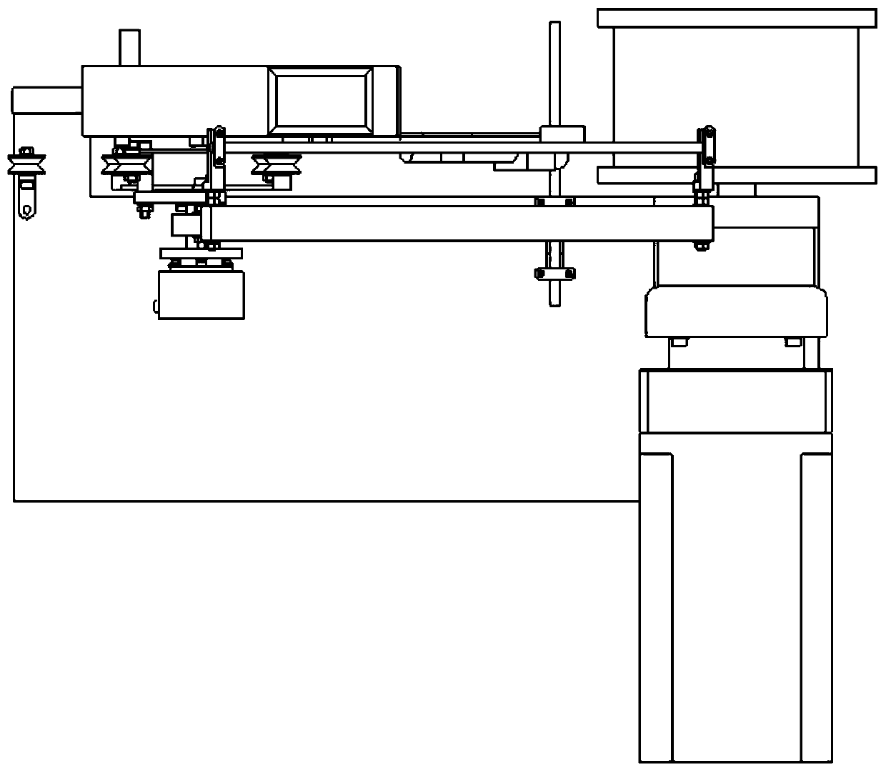 Active pay-off system with variable thread speed and constant tension