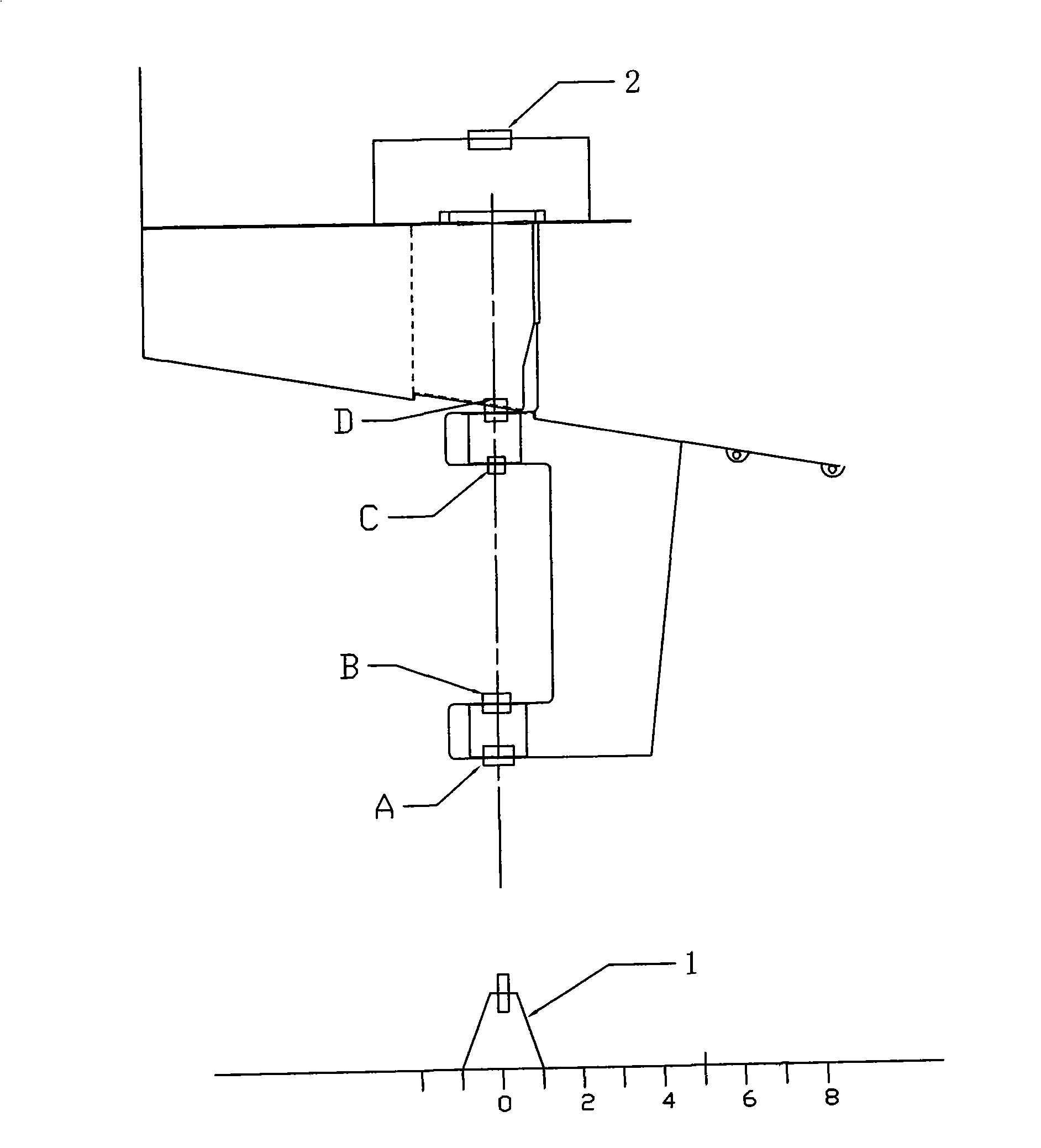 Shipping rudder system lighting and mounting method