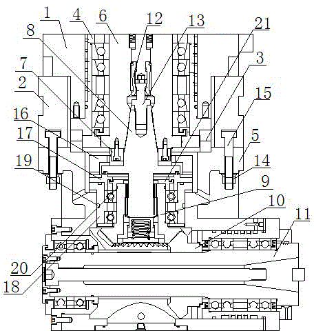 Manual accurate-indexing right-angle milling head