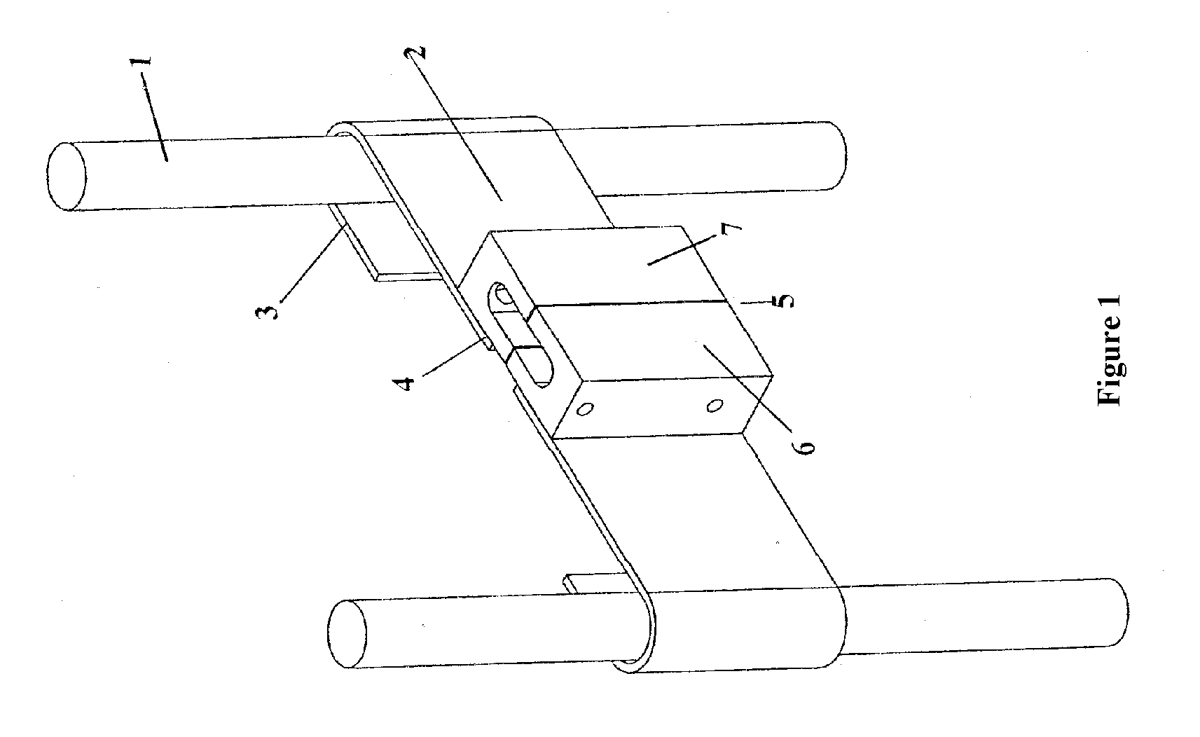 Device for locking containers