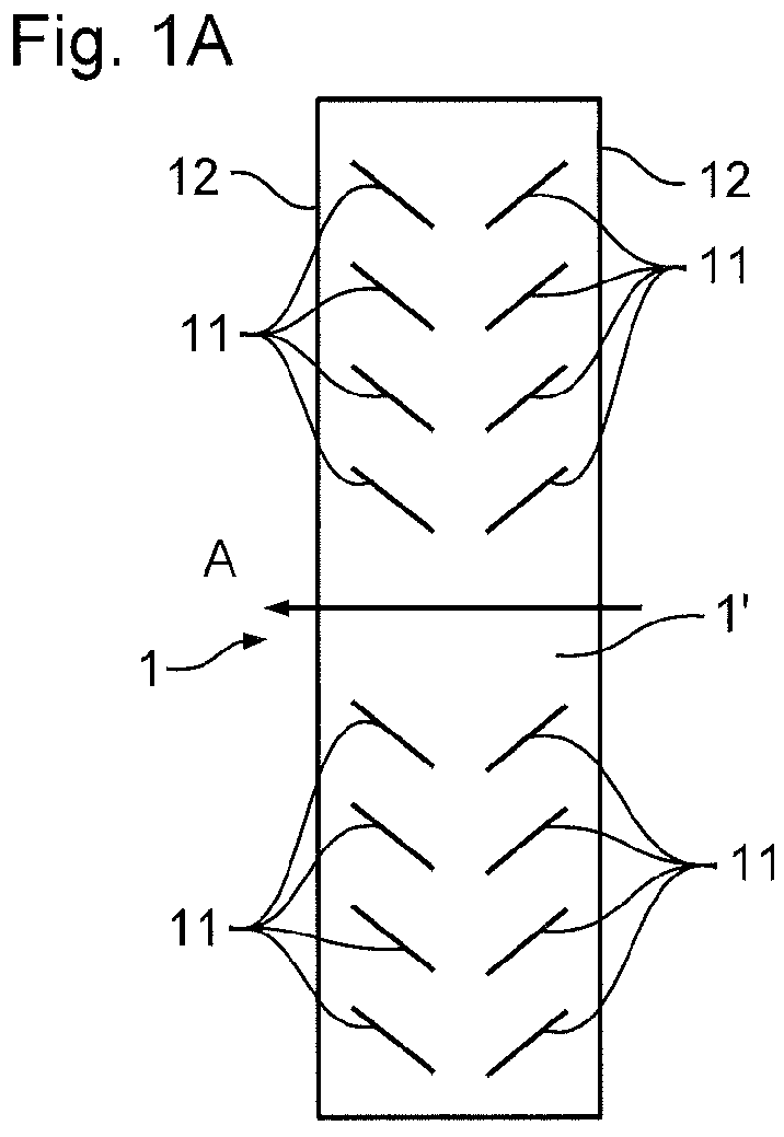 Structured dirt depository in sliding bearing surfaces