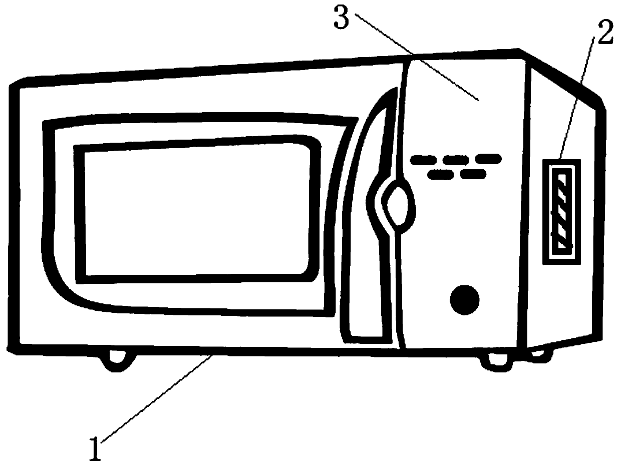 A wood veneer microwave drying device and drying method