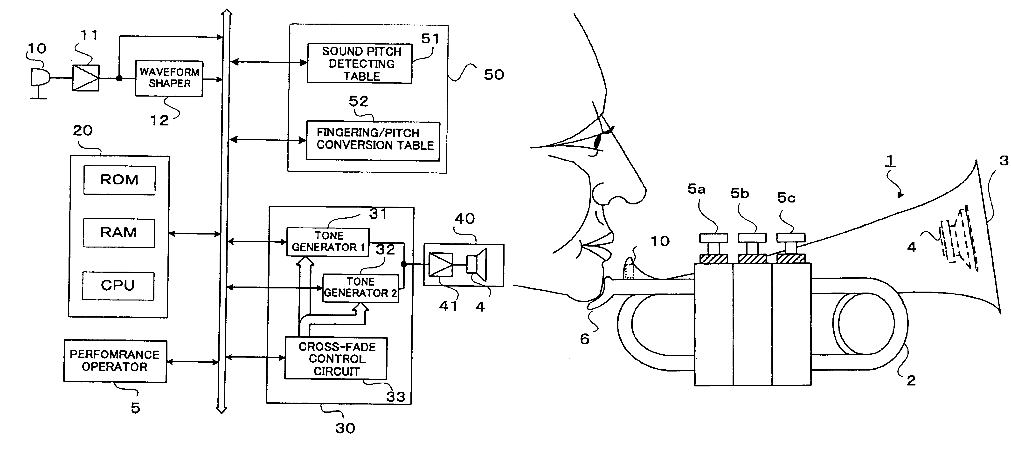 Musical tone generating apparatus and method for generating musical tone on the basis of detection of pitch of input vibration signal