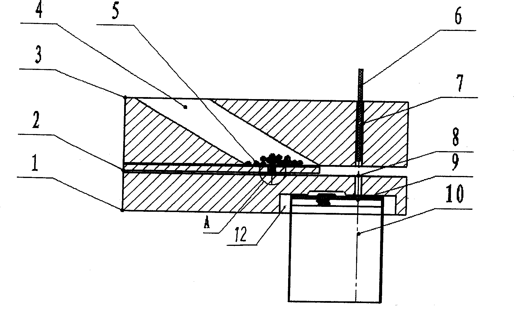 Sealing device for steel ball conveying and press-in of lithium ionic cell