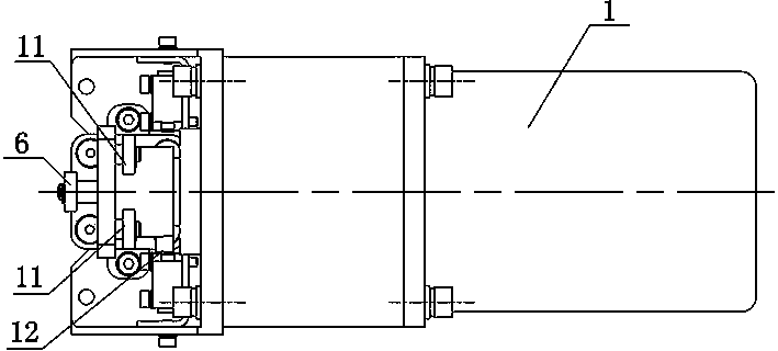 AGV automatic lifting mechanism self-lock device