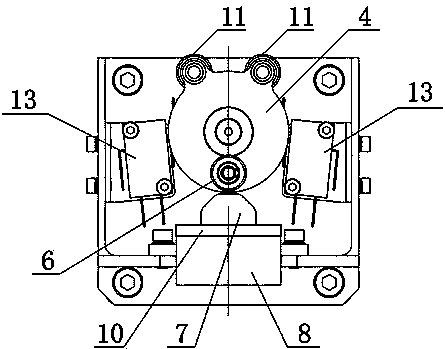 AGV automatic lifting mechanism self-lock device